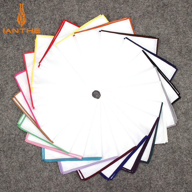 Handkerchief Cotton Men - منديل أبيض من القطن للرجال على