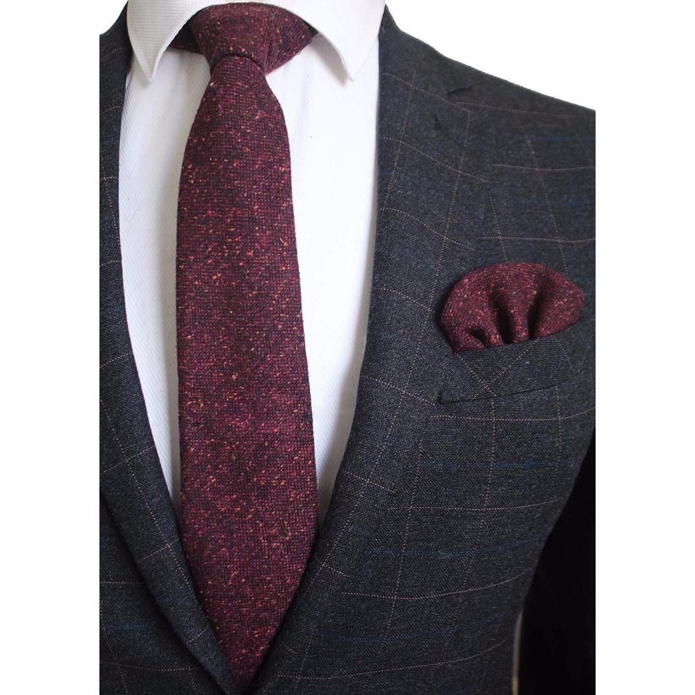 Handkerchief Cotton Men - Ricnais 8 سنتيمتر ربطة العنق الصوف