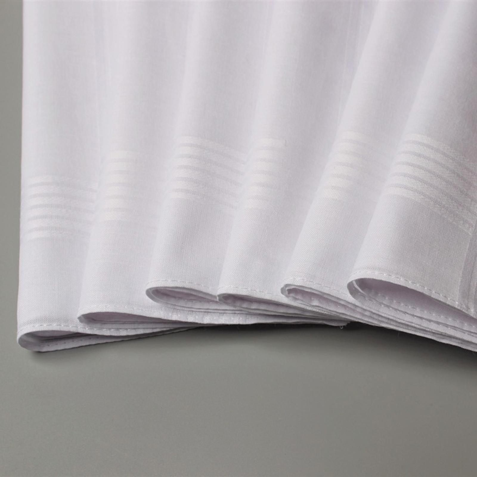Handkerchief Cotton Men - مجموعة من 6 مناديل رجالية ناعمة