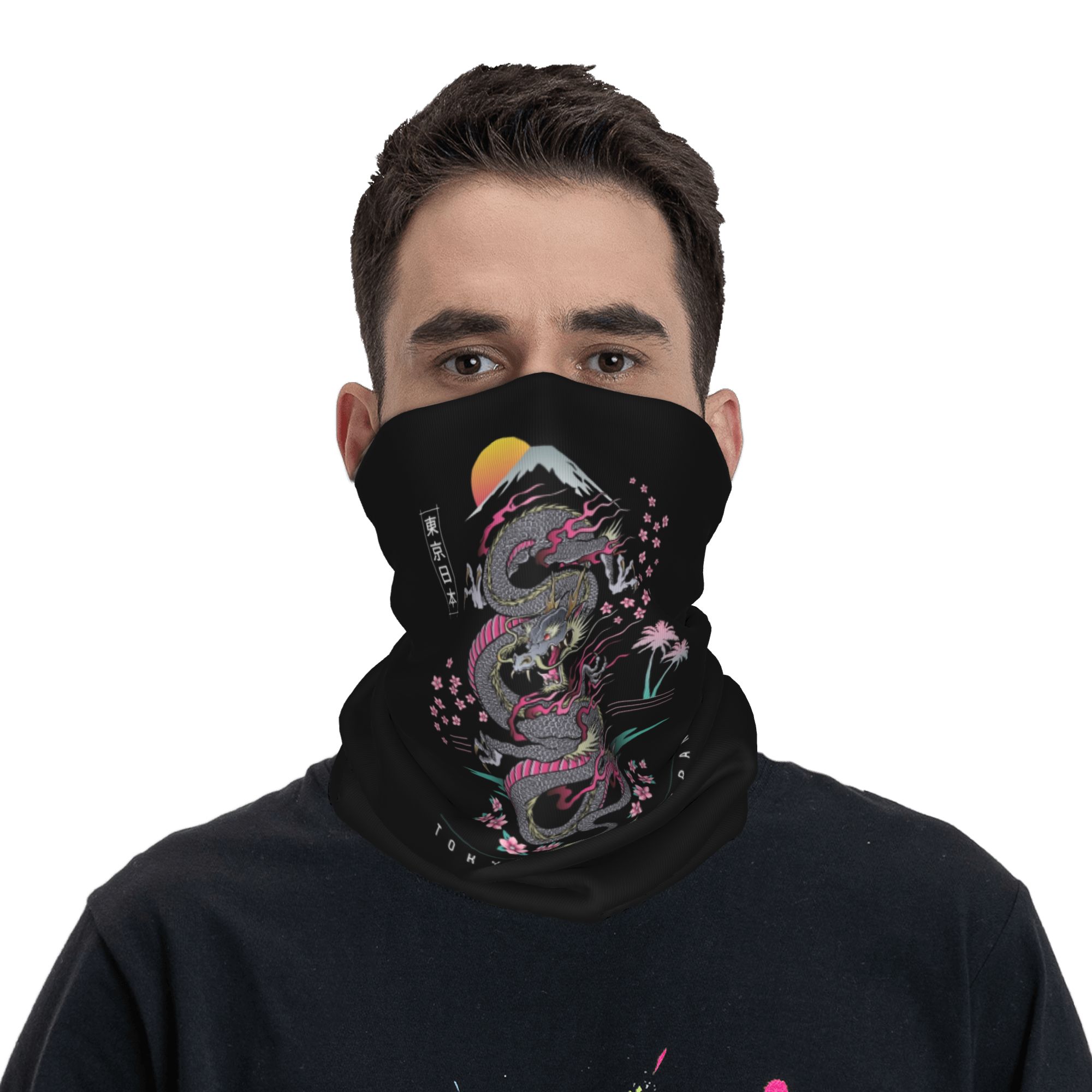 وشاح رأس ورقبة شتوي مخصص بتصمي - مراجعة Neck Warmer Tube وسعره