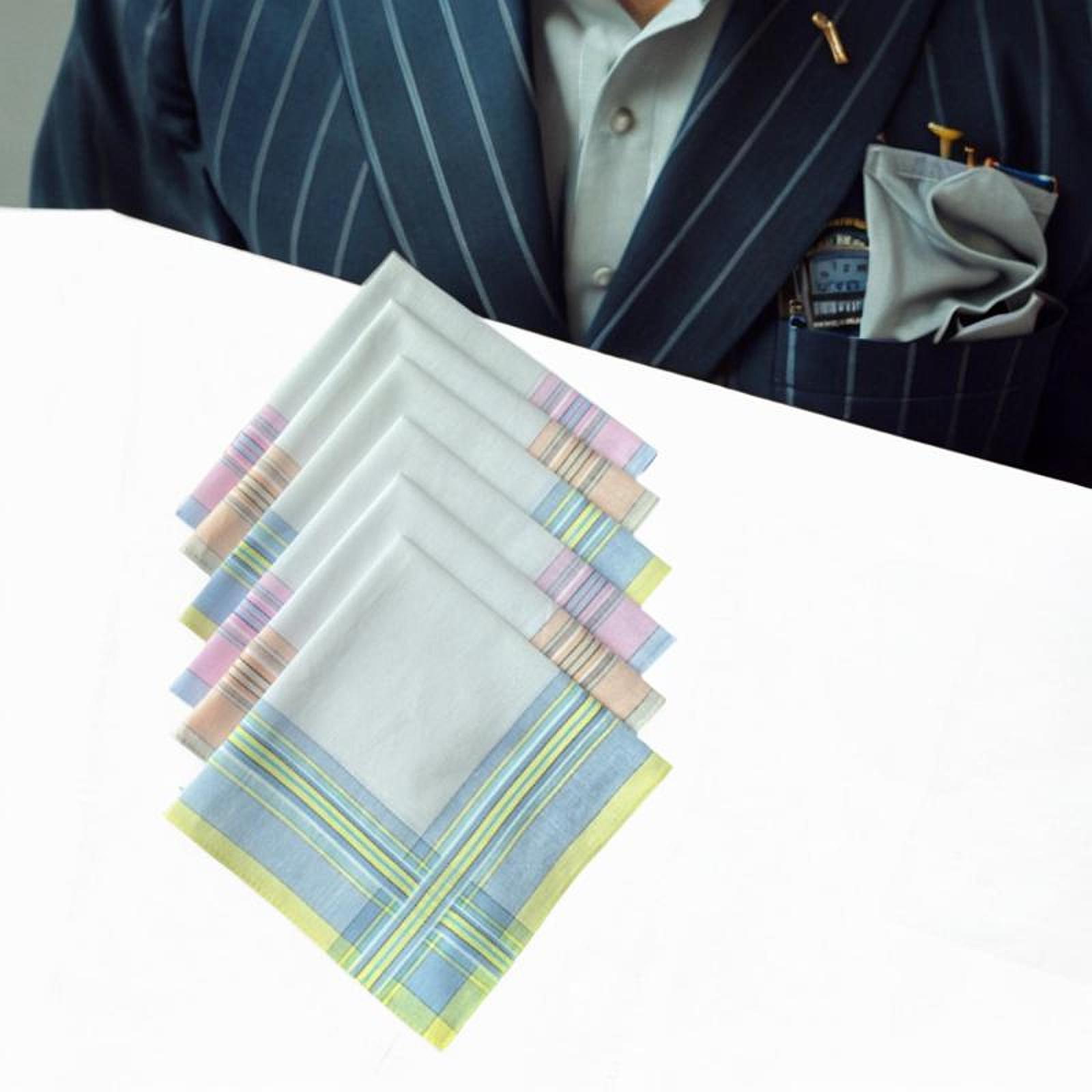 6 قطع مناديل قطنية للرجال بألو - مراجعة Handkerchief Cotton Men وسعره