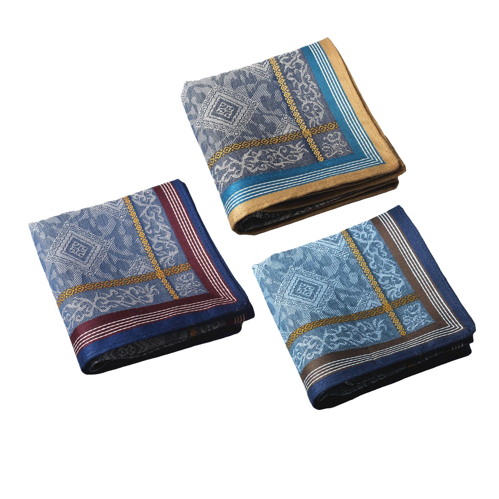 3x مناديل جيب رجالية للاحتفالا - مراجعة Handkerchief Cotton Men وسعره