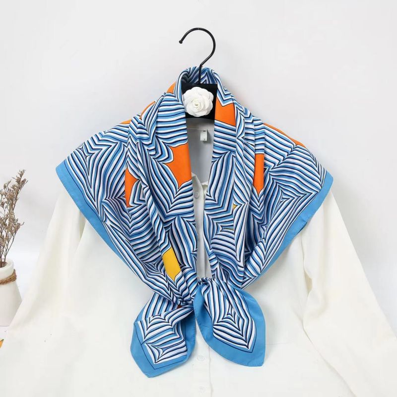 وشاح مربع 90 سم عالي الجودة لل - مراجعة Silk Neck Scarf وسعره
