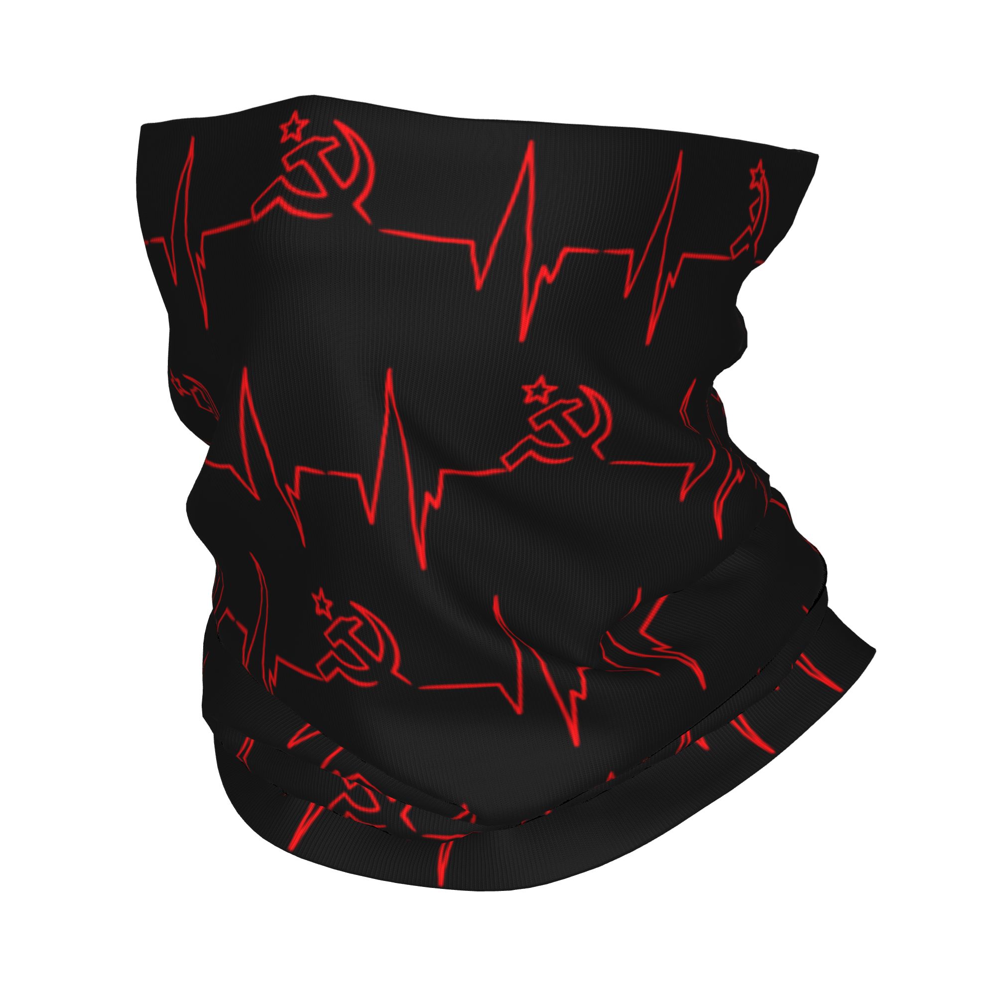مخصص نبضات القلب العلم الروسي  - مراجعة Neck Warmer Tube وسعره