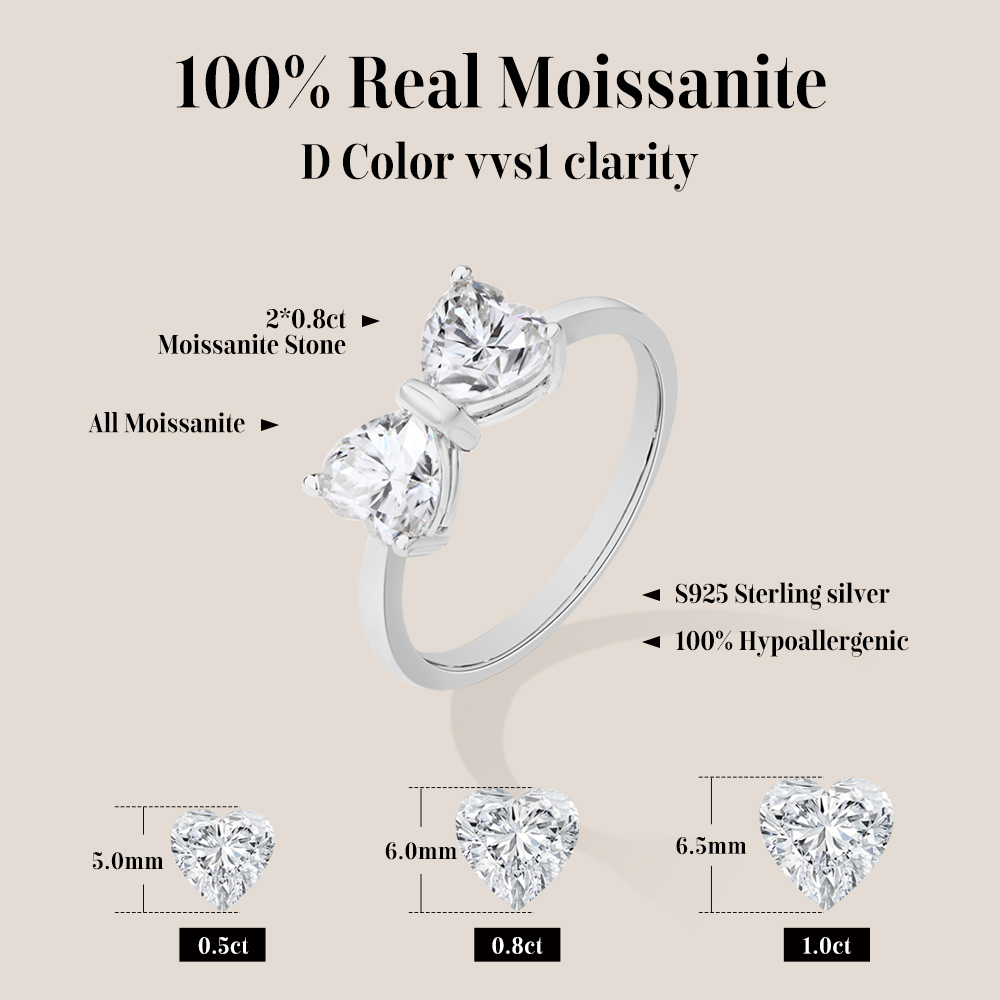 خواتم موسانيت فضية عيار 925 عل - مراجعة Tie Clip Silver وسعره