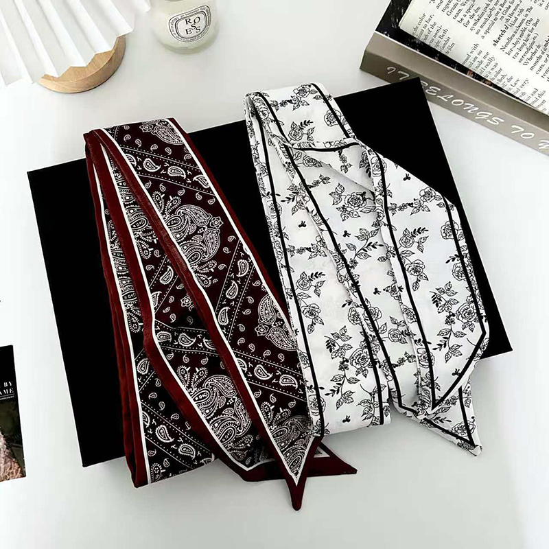 وشاح حريري نسائي فاخر وعصري، ش - مراجعة Silk Neck Scarf وسعره