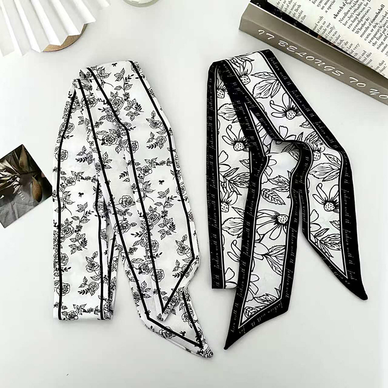 وشاح حريري نسائي فاخر وعصري، ش - مراجعة Silk Neck Scarf وسعره