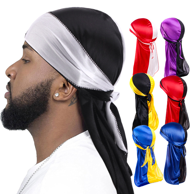 جديد حريري Durag ذيل طويل أغطي - مراجعة Bandana Doo Rag وسعره