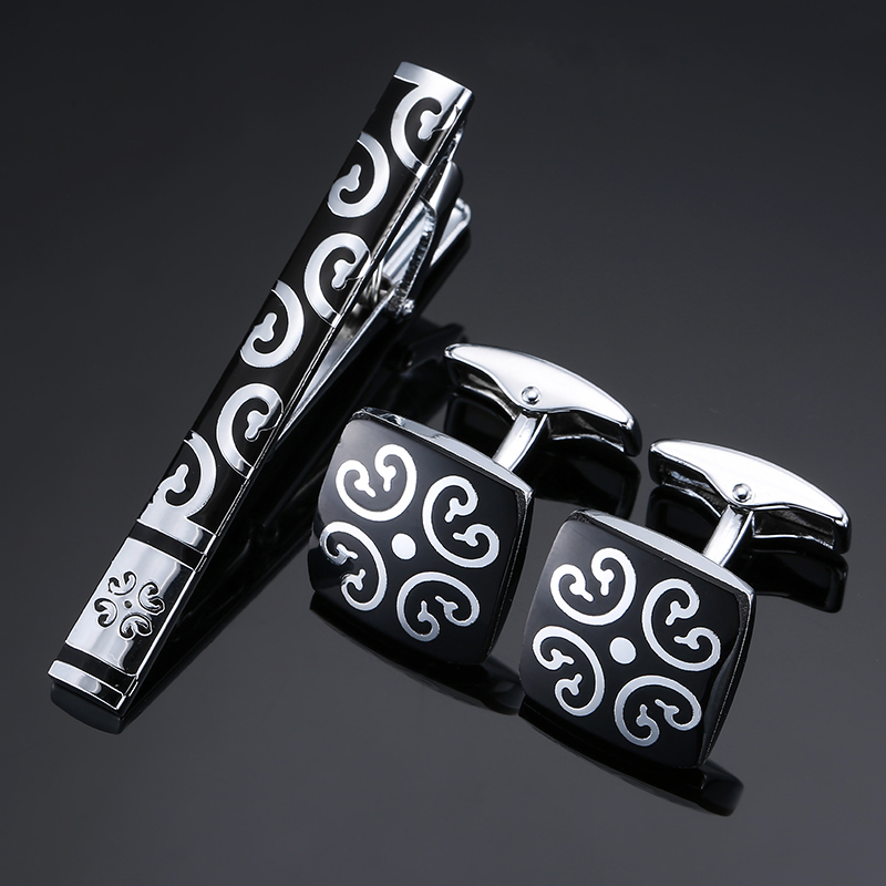 عالية الجودة الكفة الروابط ربط - مراجعة Tie Bar Set Gift وسعره